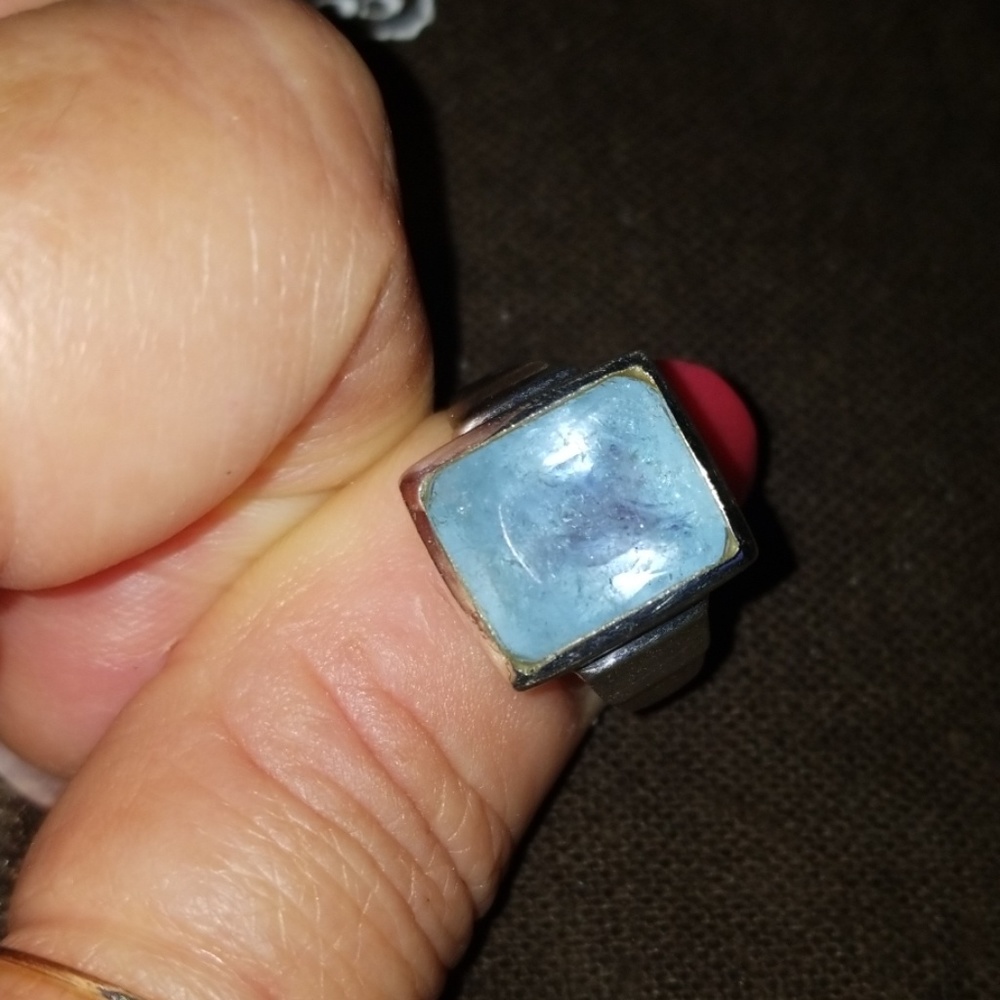 Aquamarine ring